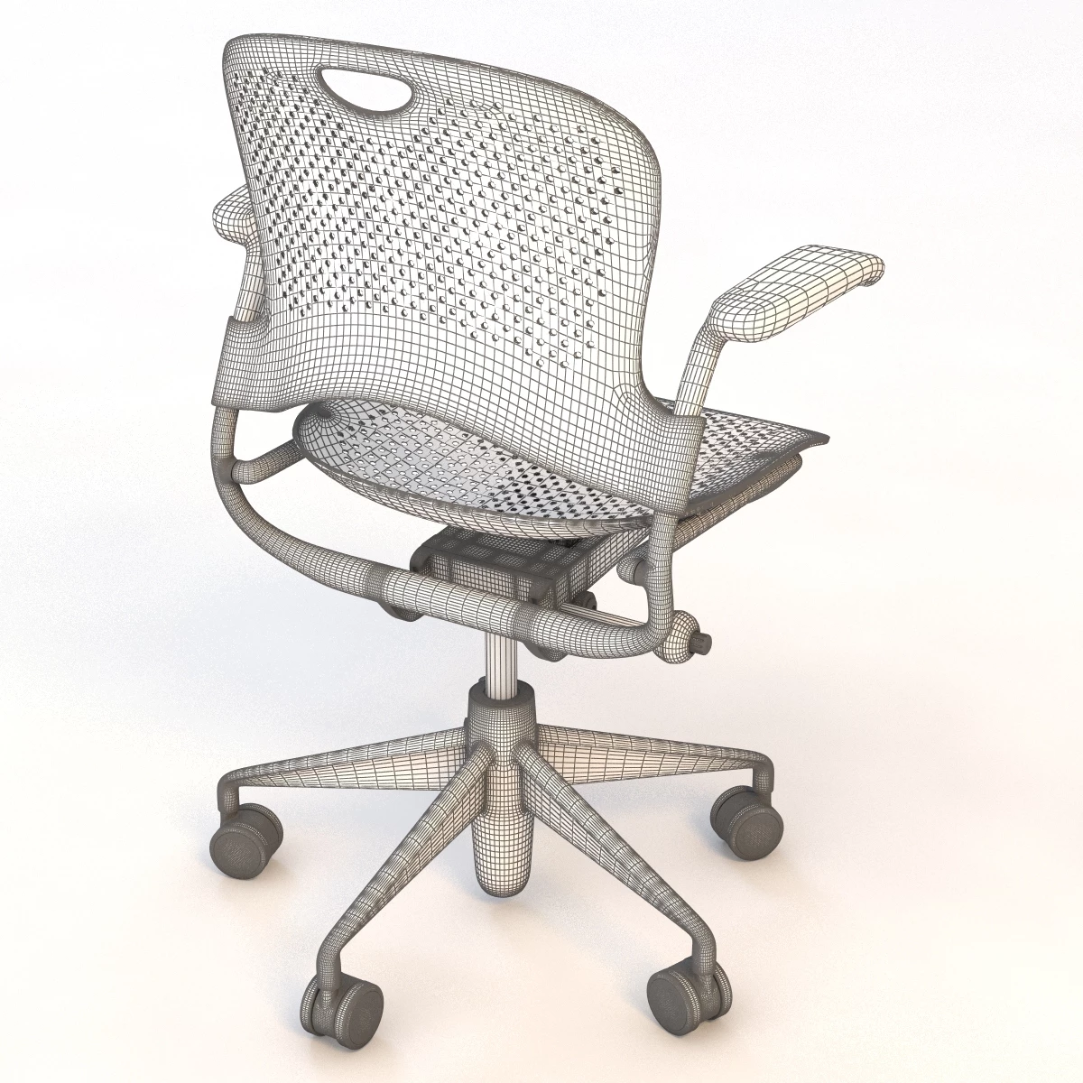 Detail Herman Miller Caper Multitask Chair 3D Model_010